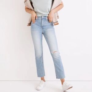 Madewell The Perfect Vintage Jean in Coney Wash: Destroyed Edition